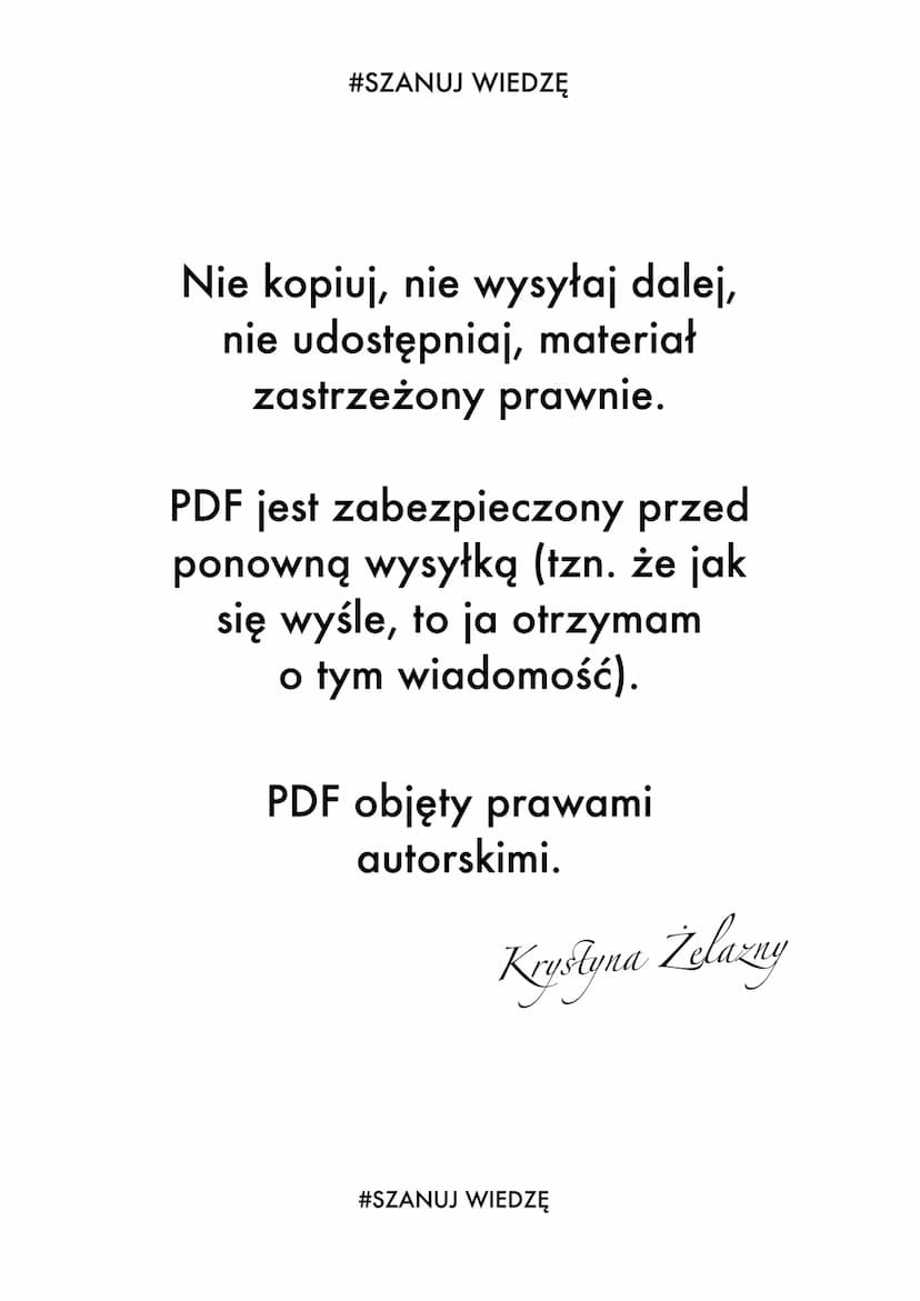 Zapraszam Cię do korzystania ze
specjalnie edytowanych tablic maturalnych!
Zieloną obwódką zaznaczyłam wzory
obowiązujące na maturze podstaw