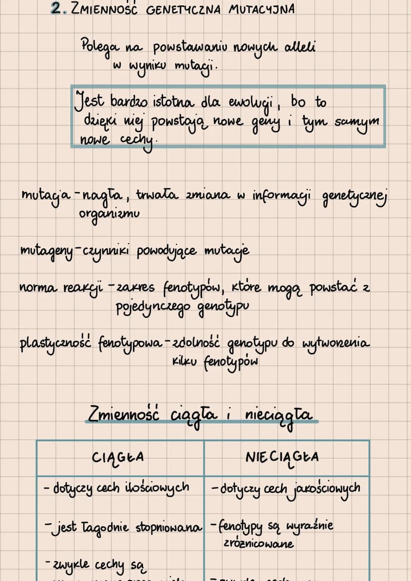 ZMIENNOŚĆ
ORGANIZMÓW
-występowanie róznic między osobnikami jednego gatunku
Środowiskowa
Rodzaje
ZMIENNOŚĆ ŚRODOWISKOWA
-
przykłady:
genetyc