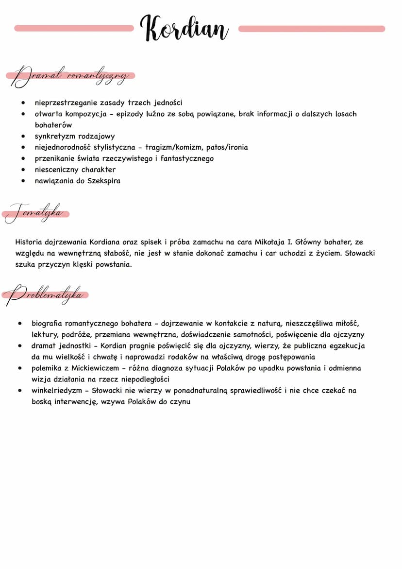 Romantyzm
F, celozofia
●
HEGLIZM
Literatura
Dzieło jako efekt natchnienia i
nieskrępowanej wyobraźni autora -
odrzucanie klasycystycznych re