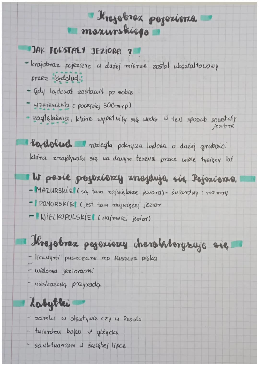 TEMAT
: Podsumowanie
1-5
Krajobrax.
Elementy krajobroxu :
• ukształtowanie powieszchni mp. rowNiNy gory
· skaty budujące podłoże mp graNit p