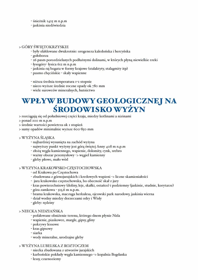 II. ZWIĄZKI MIĘDZY ELEMENTAMI
ŚRODOWISKA PRZYRODNICZEGO
ZRÓŻNICOWANIE ŚRODOWISKA TATR
> duże różnice wysokości wysokości względnych, strome 