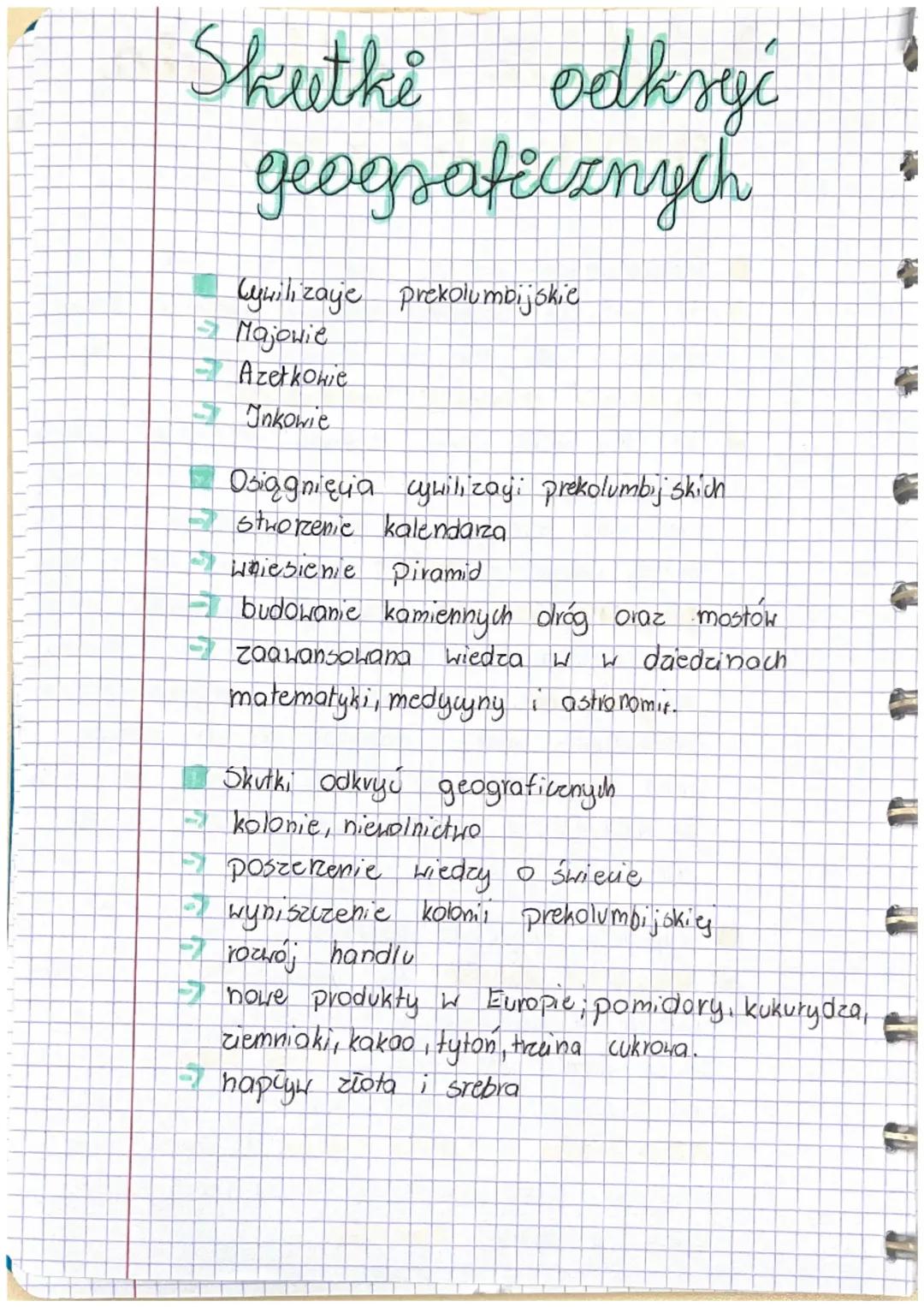 Znaczenie Odkryć Geograficznych w Historii