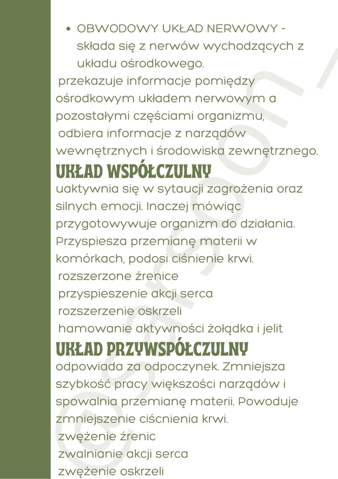Układ nerwowy
BUDOWA UKŁADU NERWOWEGO
Układ nerwowy jest niezwykle
skomplikowanym i sprawnym systemem
zarządzania komunikacji. Zapewnia on
p