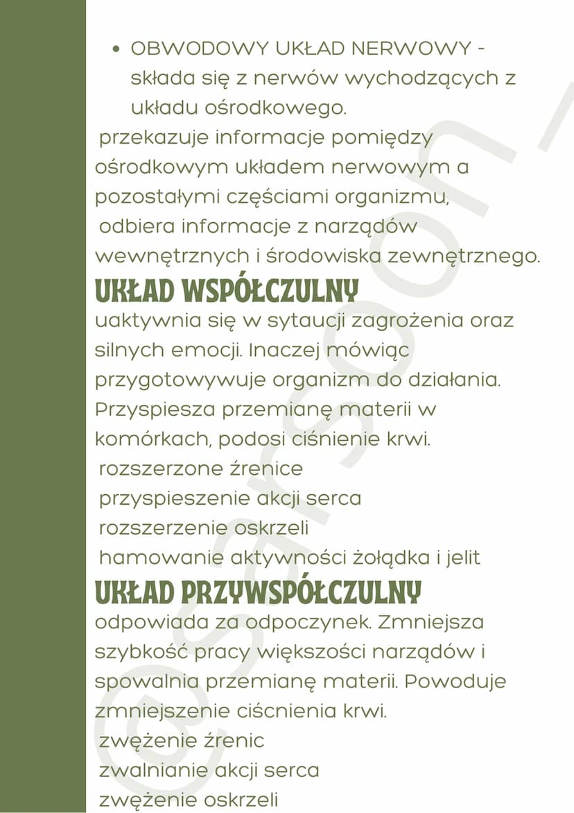 Układ nerwowy
BUDOWA UKŁADU NERWOWEGO
Układ nerwowy jest niezwykle
skomplikowanym i sprawnym systemem
zarządzania komunikacji. Zapewnia on
p