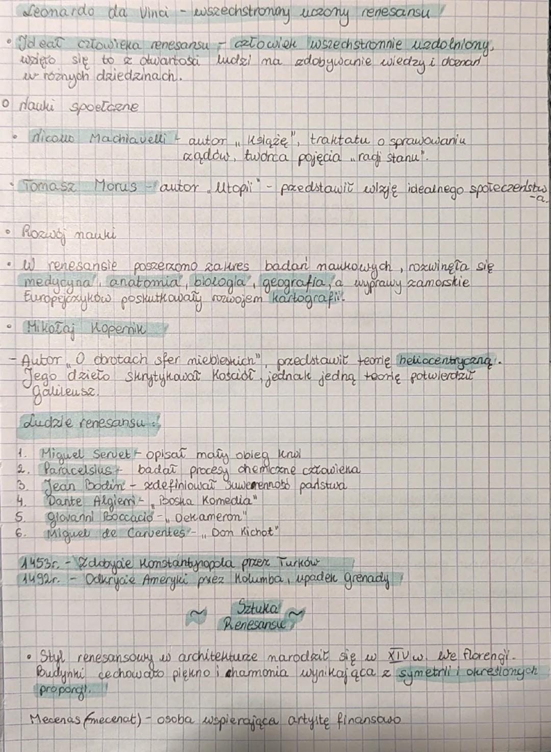 9
•Nowożytność
Historia
~ dział 1 ~
- od schyłku & XVN do na przełomu XVIII XIX
Cezura
data graniczna, moment przełomowy
Odrodzenie, Renesan