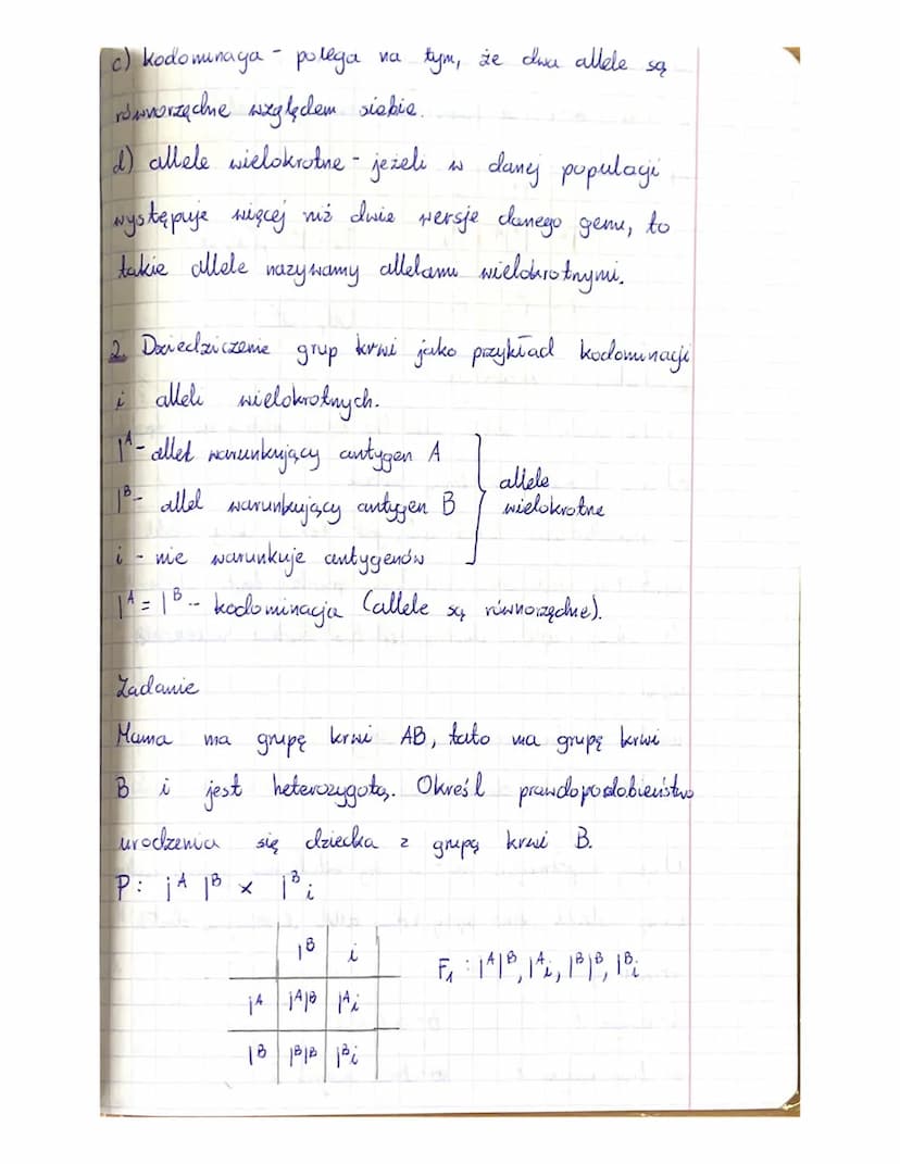 03.12.2021₁.
Lekcja
Temat: Jinne sposoby dziedziczenia cech.
1. Dziedziczenie jednogeno.Ne.
Jeden gen jest potrzebny do wykształcenia cechy
