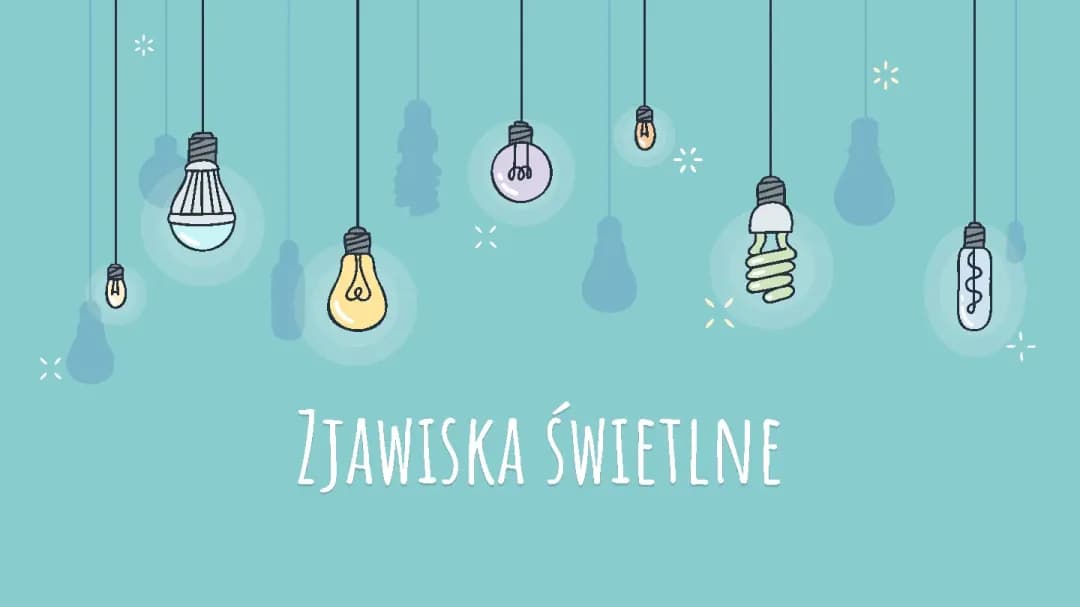 Powtórzenie wiadomości na temat światła.