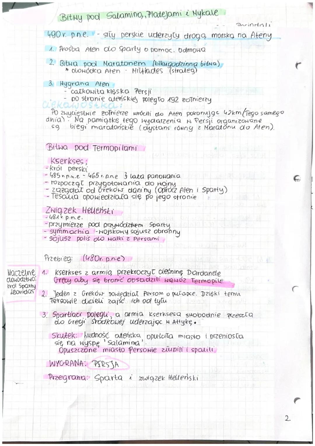 ^.
1921)
Wojny grecko-
perskie
1 Grecy w Azji Mniejszej miasta Joni
HVIIw. P.n.e. główną potęgą na obszarze Azji Mniejszej
stała się Lidia.
