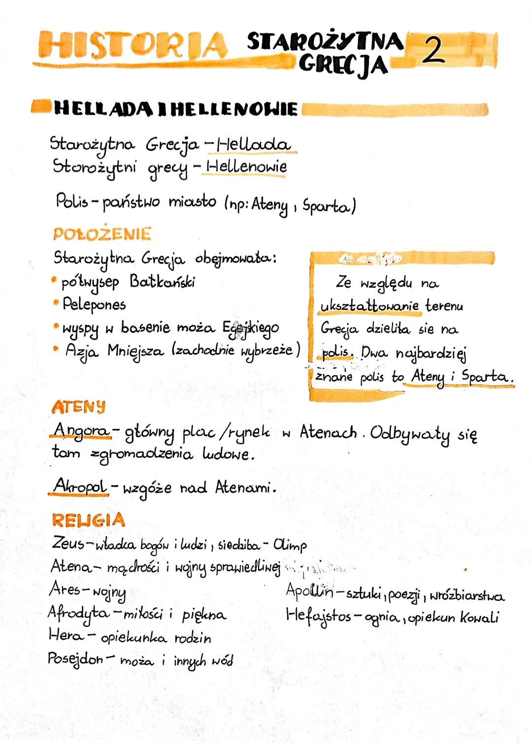 # HISTORIA STAROŻYTNA 2
GRECJA

HELLADA I HELLENOWIE

Starożytna Grecja - Hellada
Storożytni grecy – Hellenowie

Polis-państwo miasto (np: A