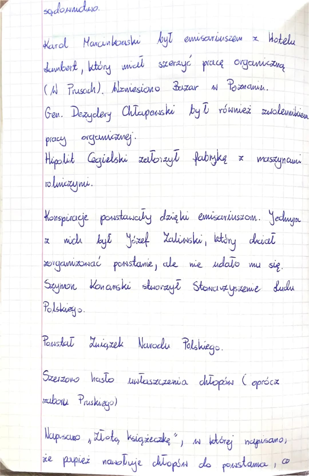 Lekcja 11/6
Temat: Ziemie polskie po posstanie listopadowym.
1. Noc paskiewiczawska".
()
2. Praca organiczna zaborze pruskum.
3. Ruch konspi