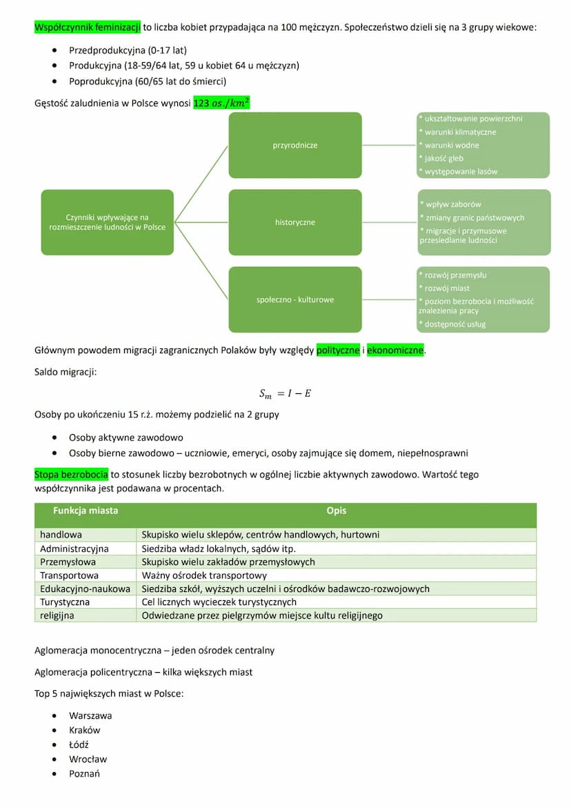 Go to sleep!
gminy wiejskie
(1523)
woj. zachodnio-
pomorskie
woj.
lubuskie
Ludność i urbanizacja w Polsce
W Polsce liczba ludności wynosi 38