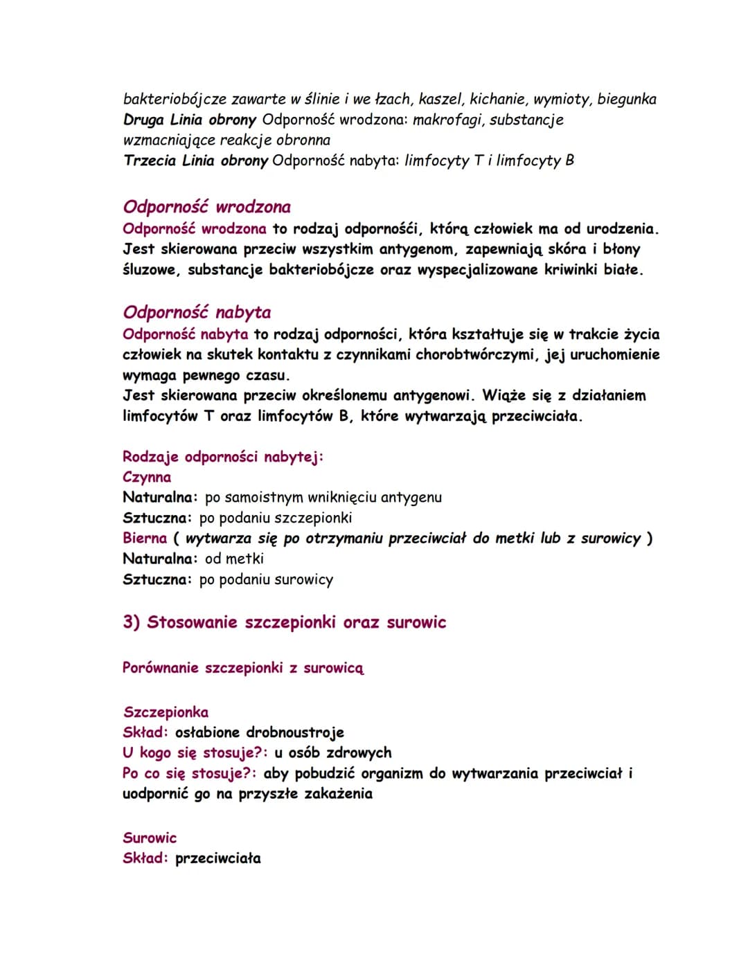 Budowa i funkcje układu
odpornościowego
Odporność to zdolność organizmu do czynnej i biernej ochrony przed
patogenami.
1) Budowa
Śledziona:
