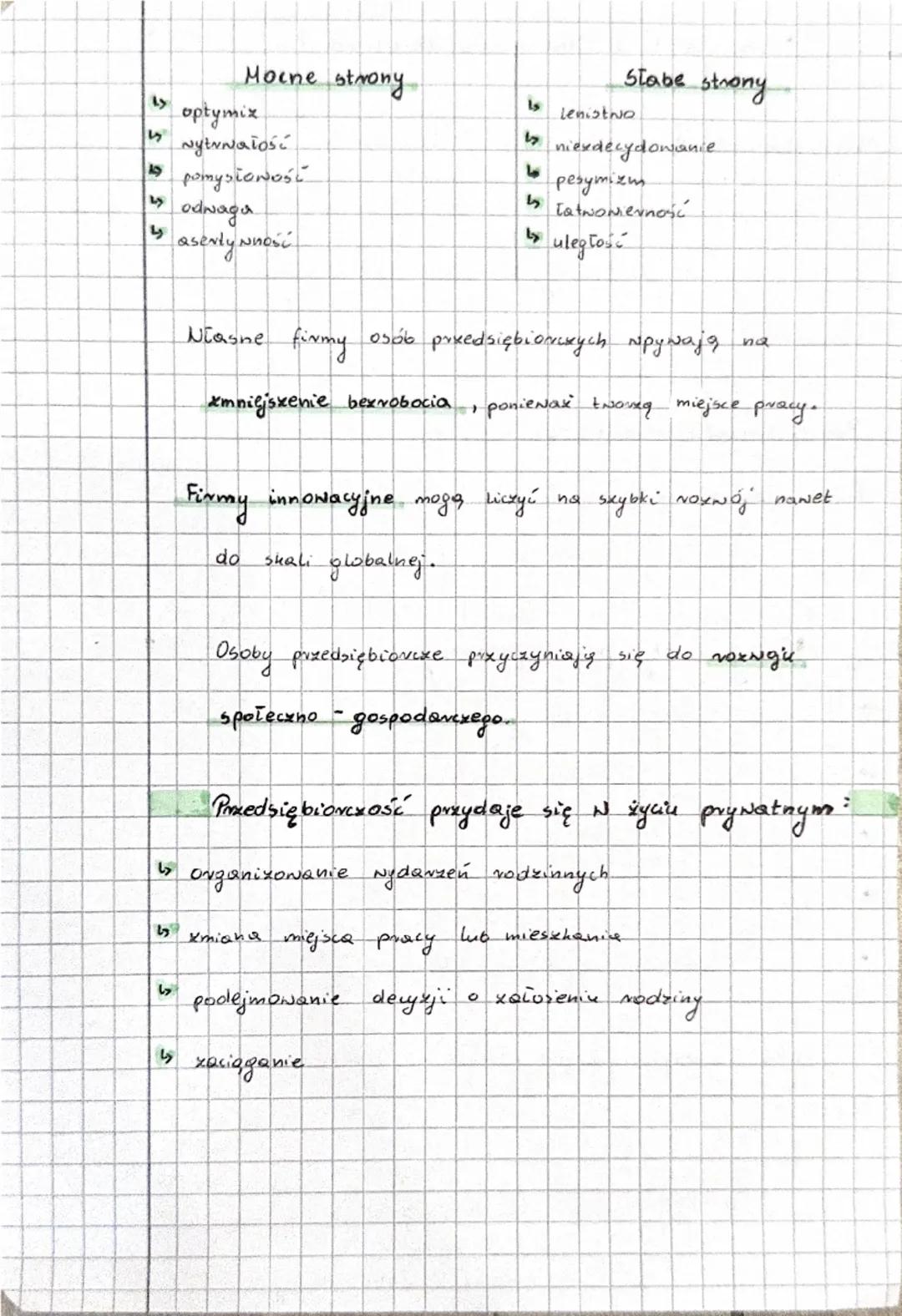 kim jest osoba przedsiębionexa ?
←
Przedsiębiorczość respół cech osobowości ExioNieko (np. umiejętność
roxNiqxy Nania problemów. Przedsiębio