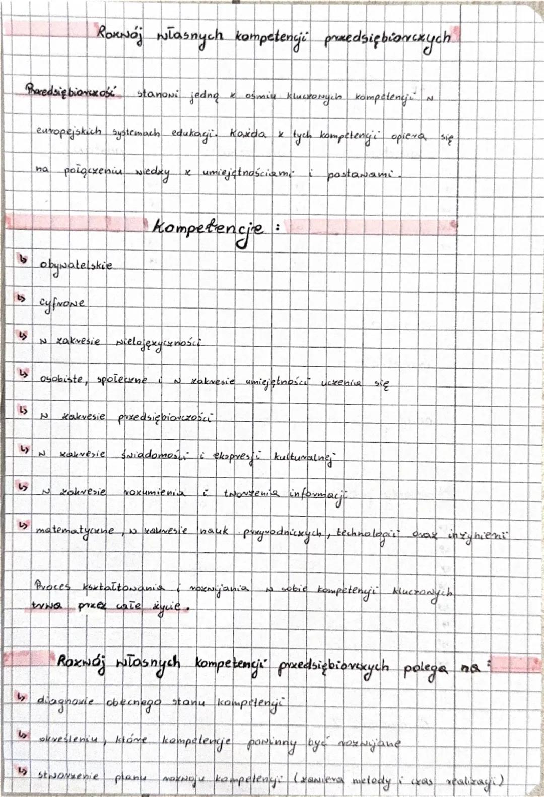 kim jest osoba przedsiębionexa ?
←
Przedsiębiorczość respół cech osobowości ExioNieko (np. umiejętność
roxNiqxy Nania problemów. Przedsiębio