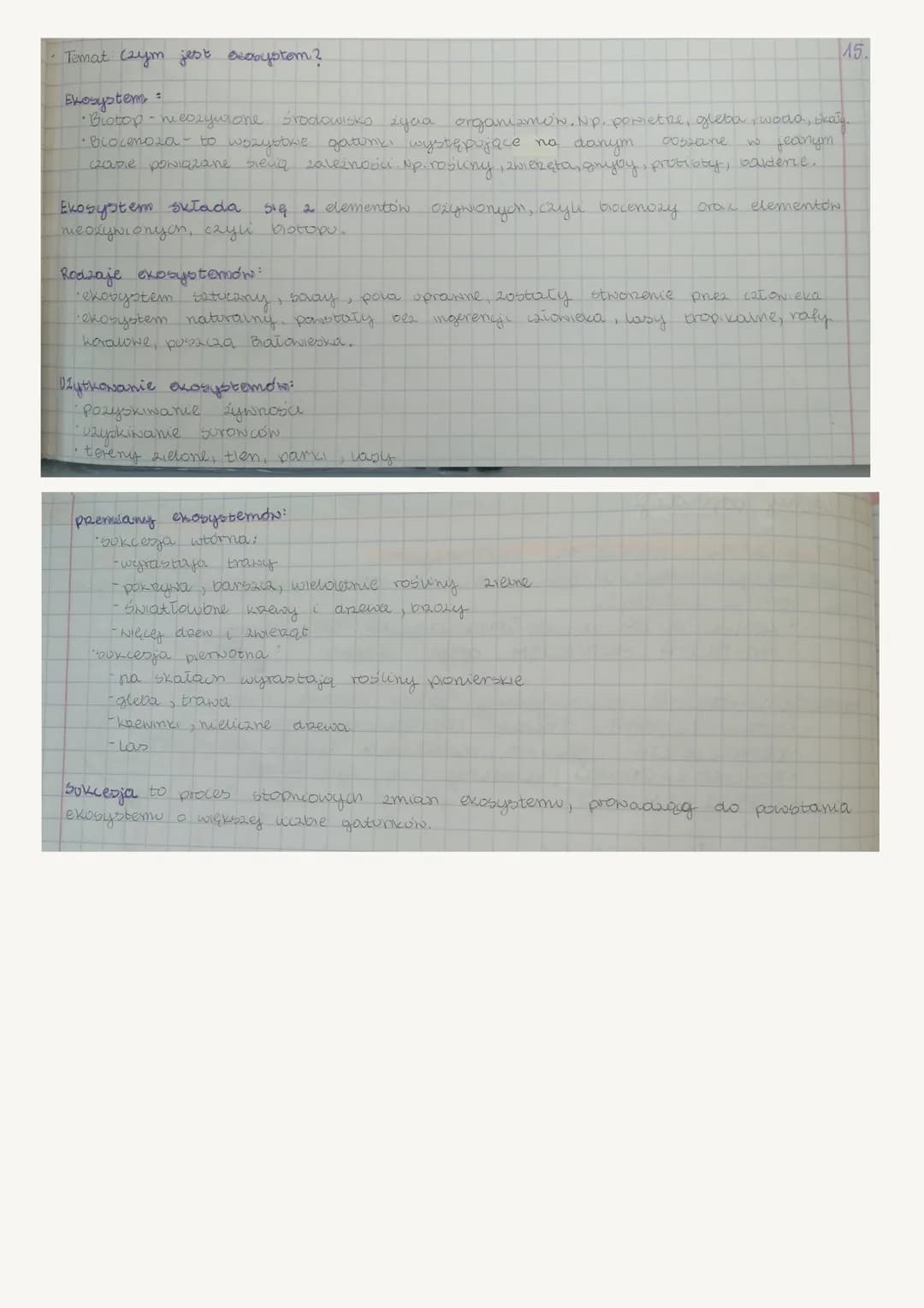 -Temat czym jest abobystem?
Ekosystem:
• Biotop - nieożywione środowisko życia organizmów. Np. powietrze, gleba, woda, skały.
• Biocenoza- t
