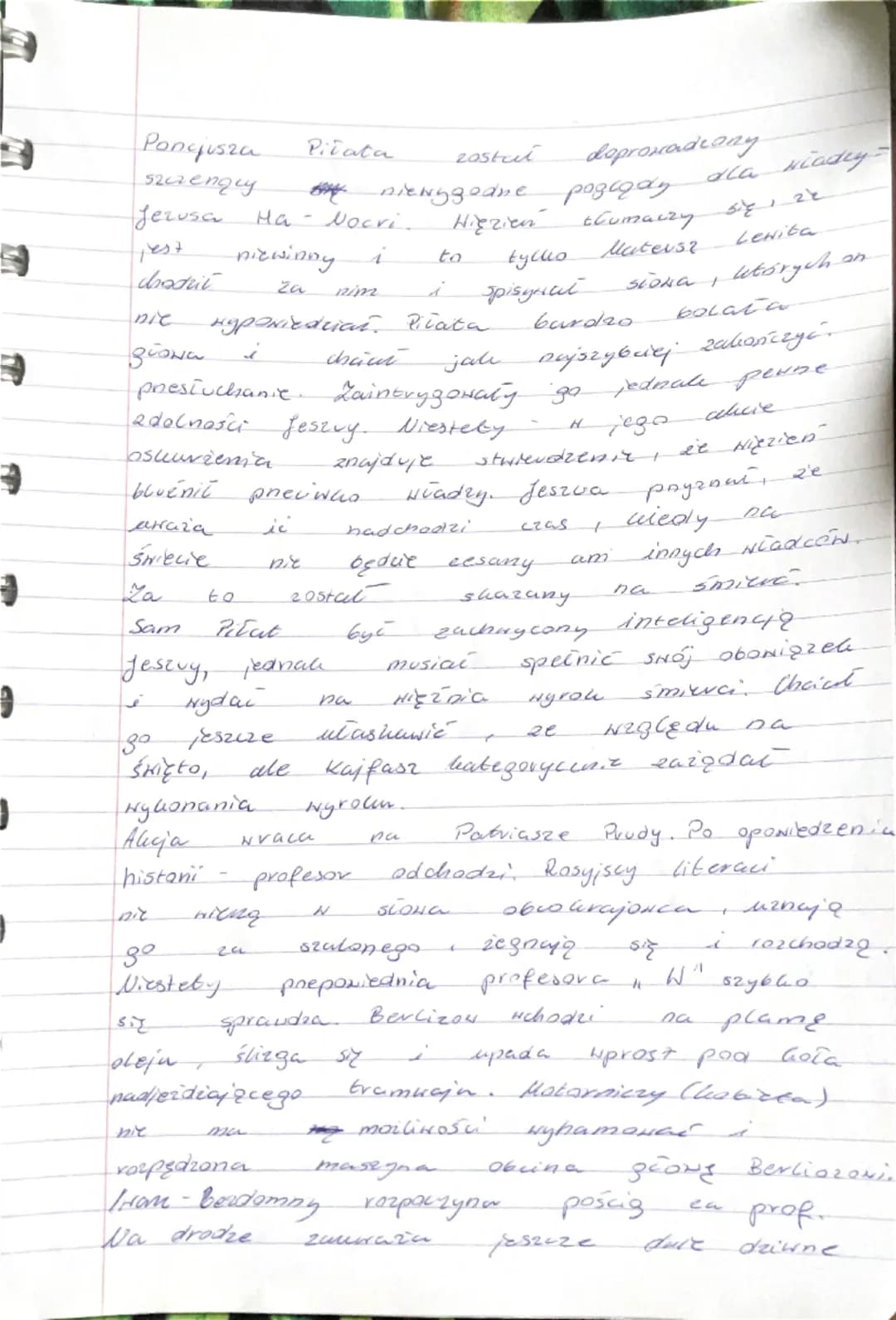 Mistn
i Malgonata - Michail Bulloution
Powieść
ma
dwa
plany
alicji. Jeden
e
pich
to
Hopfłczesna
autorowi losura,
a
drugim
Jerozolima W
bad
C