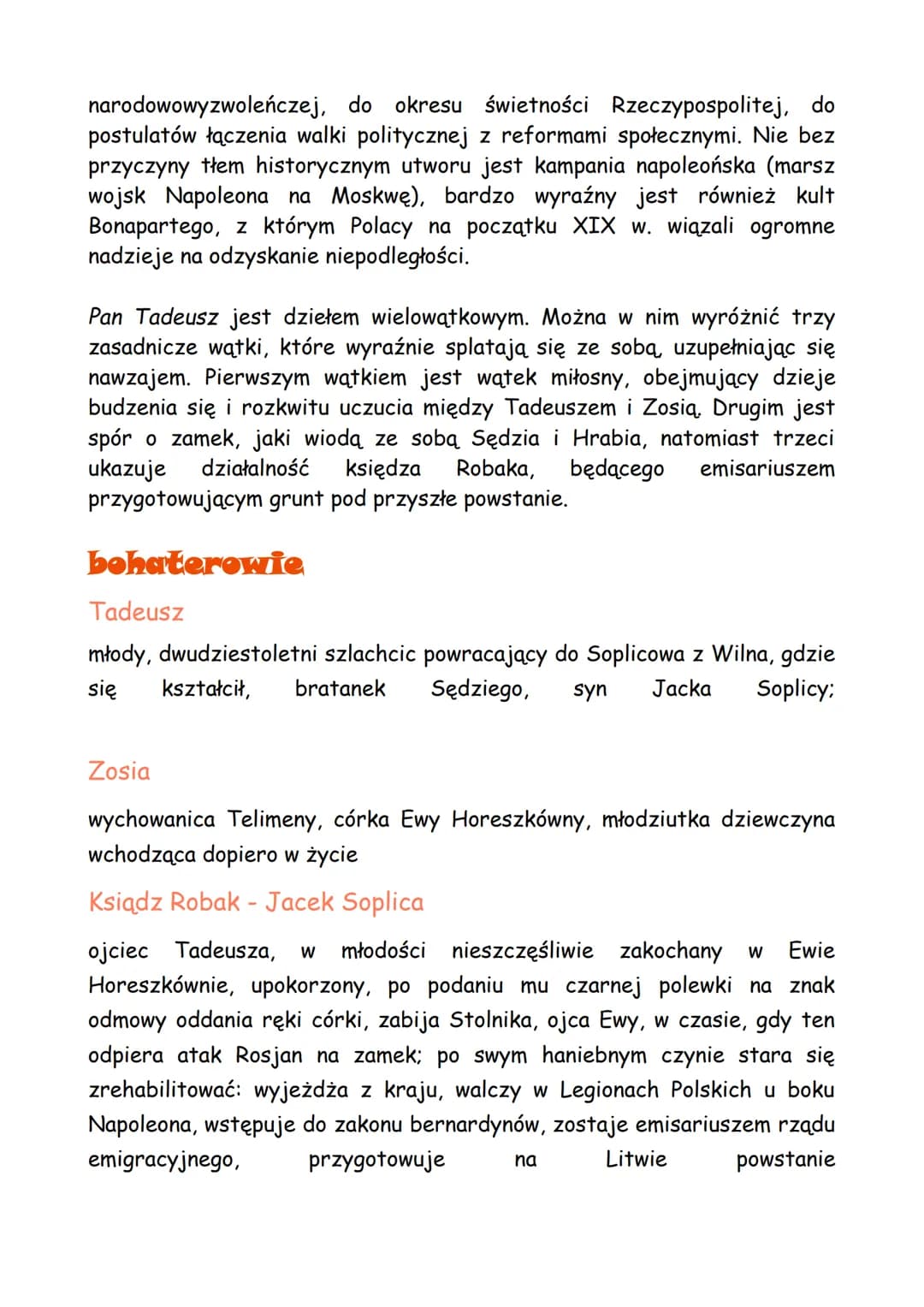 PAN TADEUSZ
ADAM MICKIEWICZ
gatunek literacki
epopeja (epos)
epoka
romantyzm
geneza
Pan Tadeusz powstał podczas pobytu Adama Mickiewicza w P