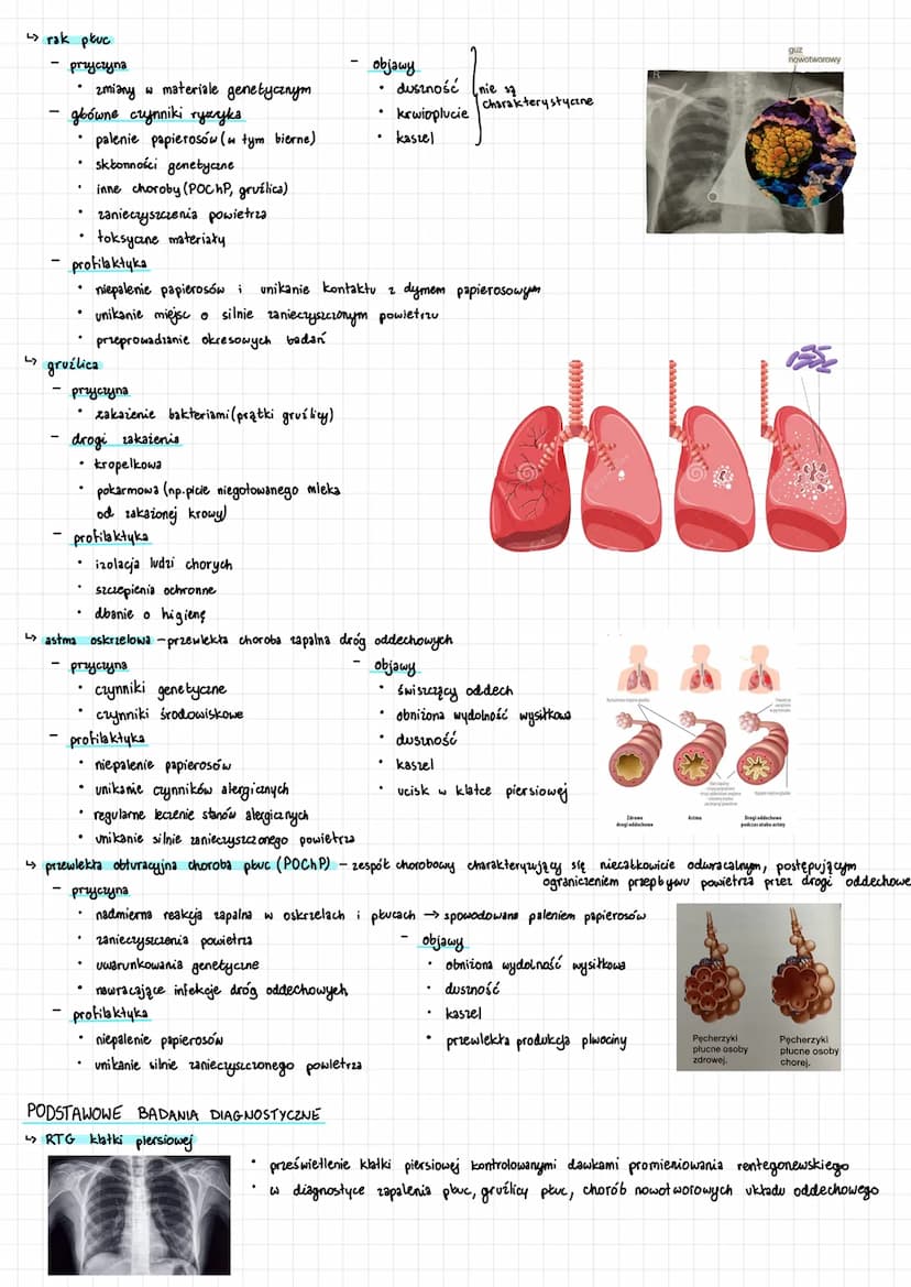 ↳> bronchoskopia
Bronchoskop
Przełyk
Tchawica
Prawe płuco
Lewe oskrzele
Lewe płuco
↳> spirometria
.
badanie endoskopowe 23 pomocą bronchosko