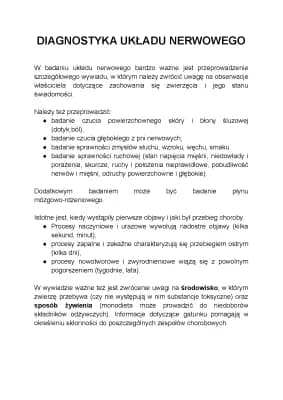 Know DIAGNOSTYKA UKŁADU NERWOWEGO u zwierząt // TECHNIK WETERYNARII  thumbnail