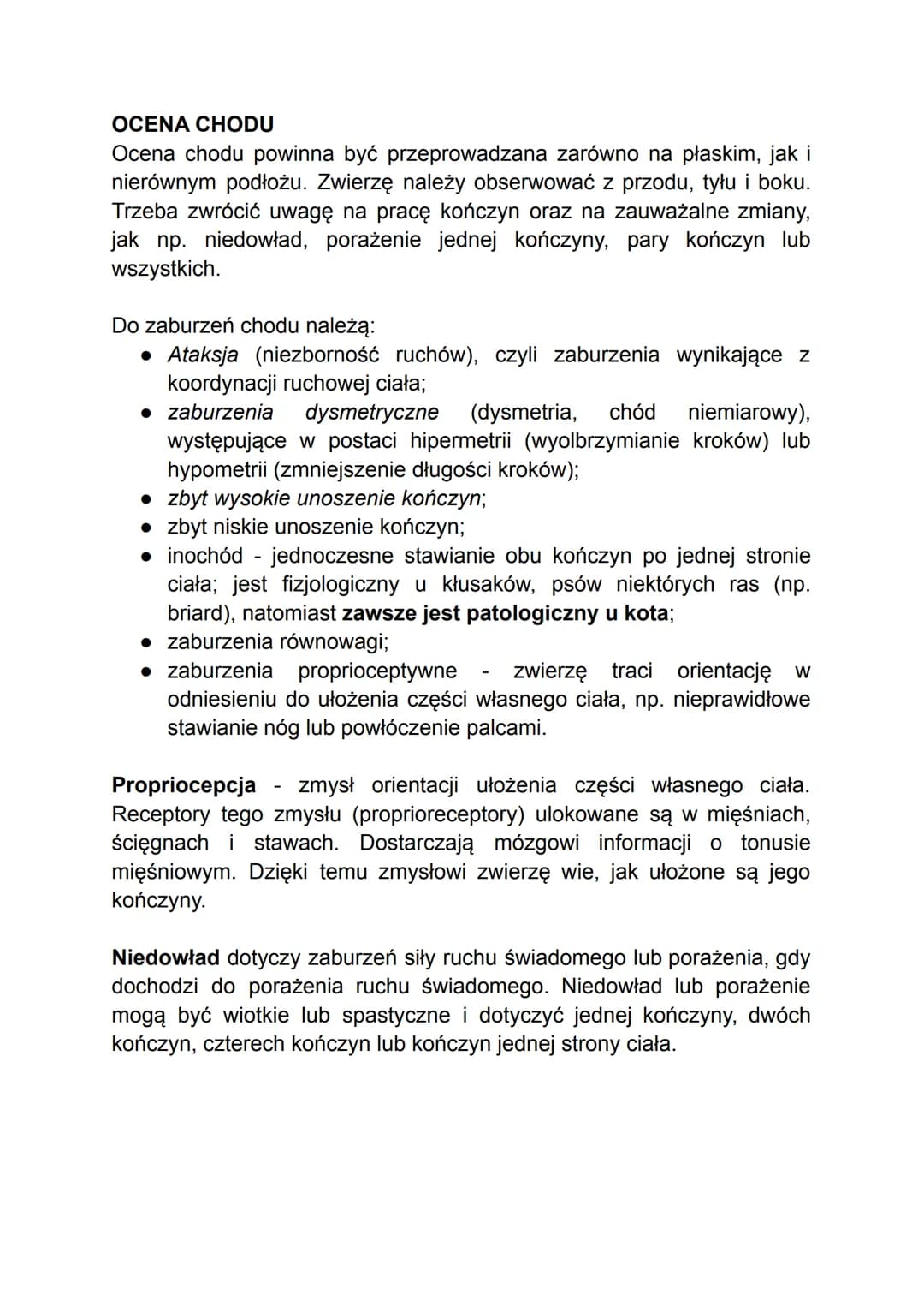 DIAGNOSTYKA UKŁADU NERWOWEGO
W badaniu układu nerwowego bardzo ważne jest przeprowadzenie
szczegółowego wywiadu, w którym należy zwrócić uwa