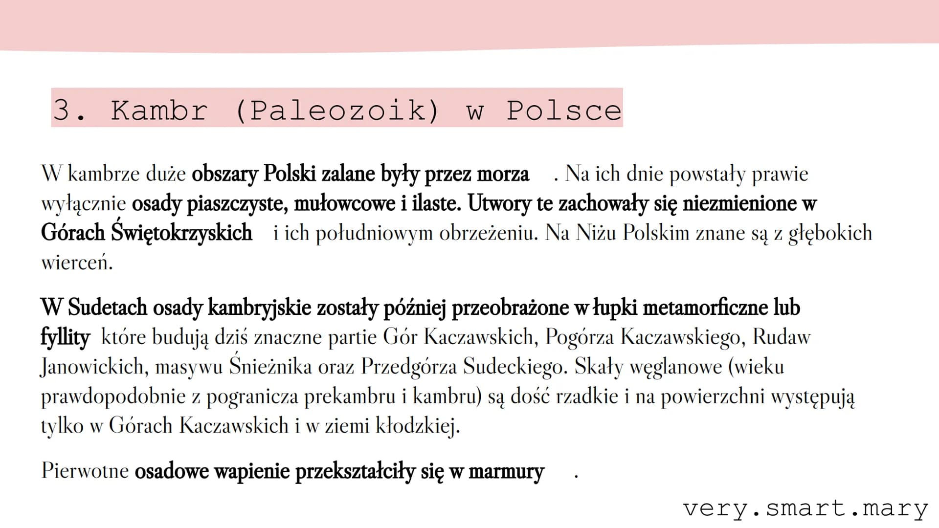 # ERY GEOLOGICZNE

`very.smart.mary` --- OCR Start ---
Ery geologiczne
ERA
Kenozoiczna (Kenozoik)
Mezozoiczna (Mezozoik)
OKRES
Holocen
Czwar