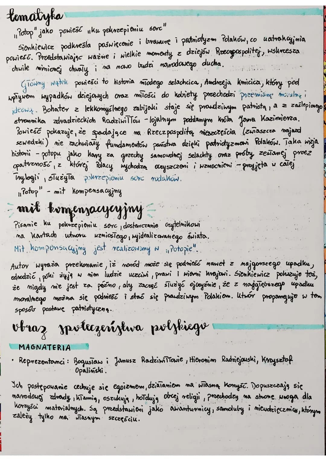 Potop - streszczenie, wolne lektury, tom 1-3, Trylogia Sienkiewicza