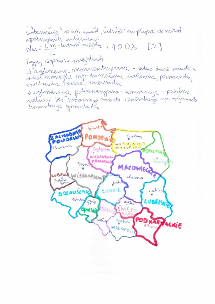 DEMOGRAFIA POLSKI
Demografia Polski to dziedzina nauki zajmująca się badaniem ludności
i jej cech demograficznych, takich jak wiek, płeć, st