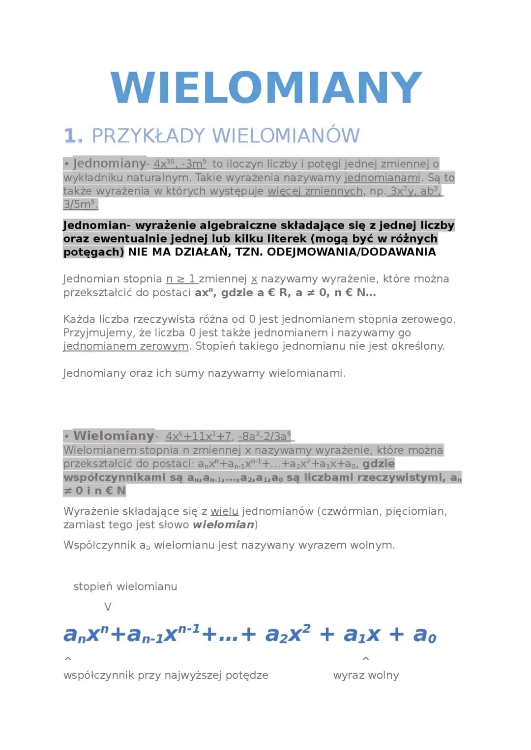 Wielomiany