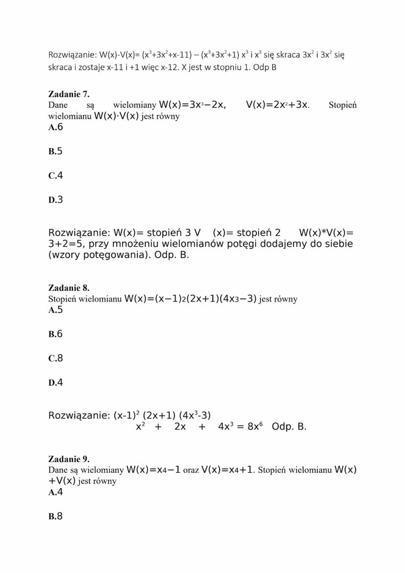 WIELOMIANY
1. PRZYKŁADY WIELOMIANÓW
• Jednomiany- 4x¹6, -3m³ to iloczyn liczby i potęgi jednej zmiennej o
wykładniku naturalnym. Takie wyraż