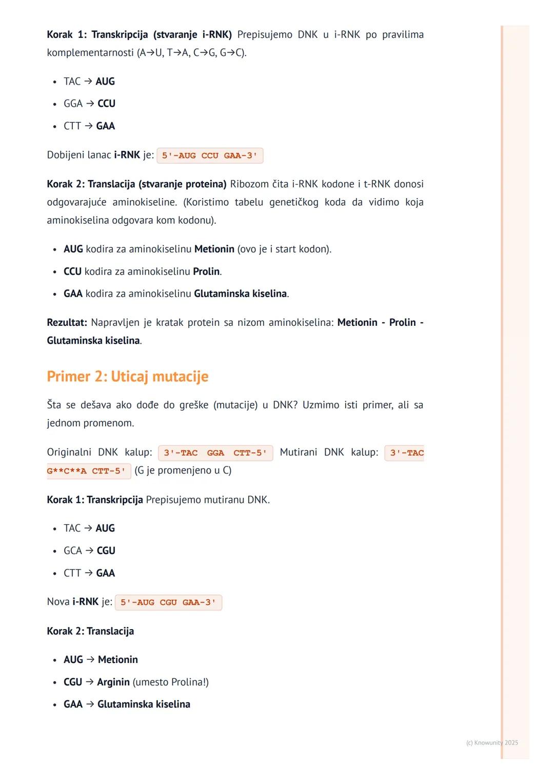 # Sinteza proteina (osnovni principi)

Uvod u sintezu proteina

Sinteza proteina je jedan od najvažnijih procesa u ćeliji. To je proces u ko