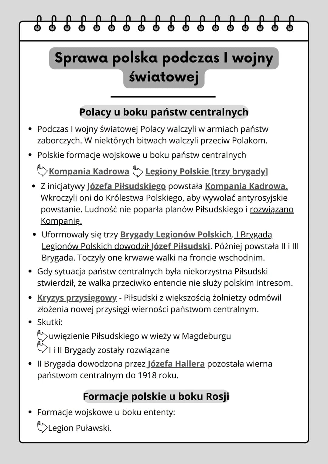 Sprawa polska podczas I wojny światowej