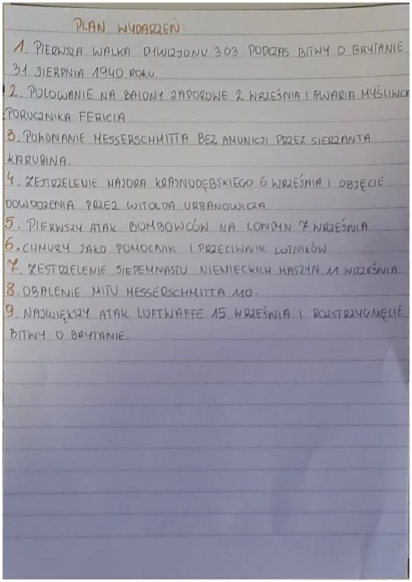 
<p>Dywizjon 303 to historia prawdziwa, która opowiada o dokonaniach Dywizjonu 303 podczas bitwy o Brytanię. Akcja toczy się w przestrzeni p