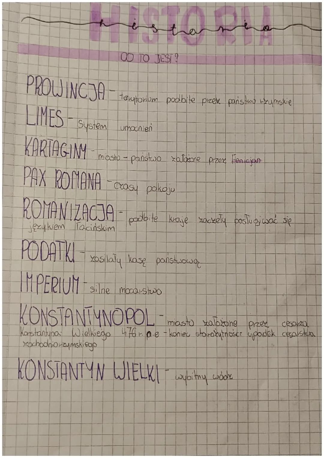 Dział 3 starożytny Rzym klasa 5 (cały dział)