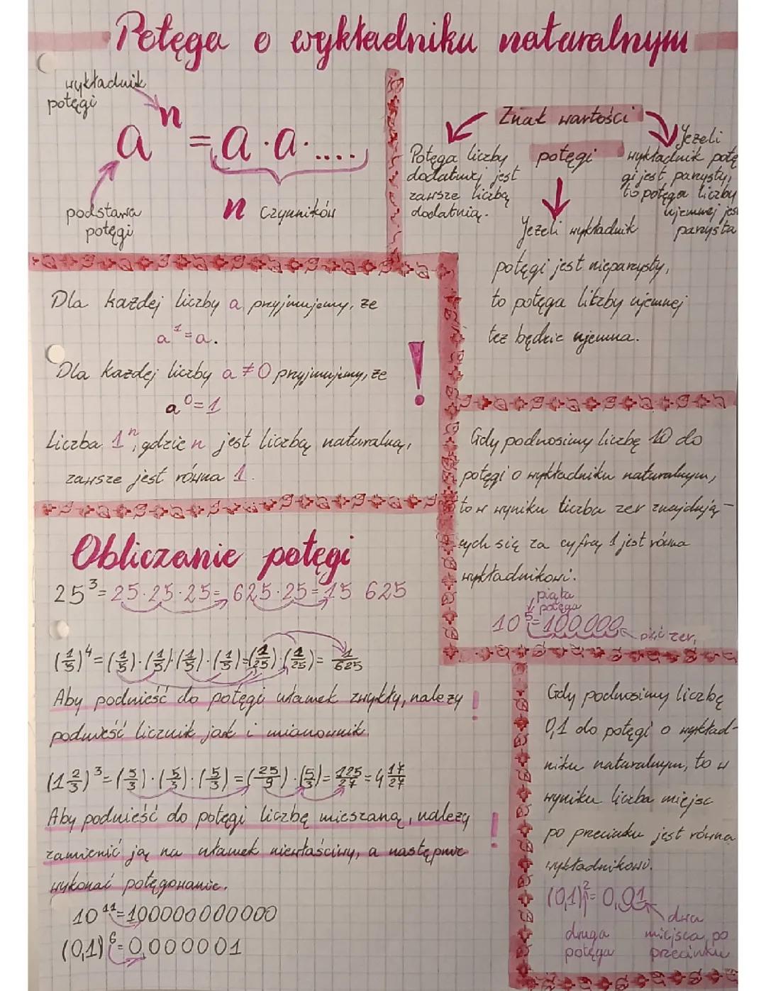 Potęga o wykładniku naturalnym - Wprowadzenie