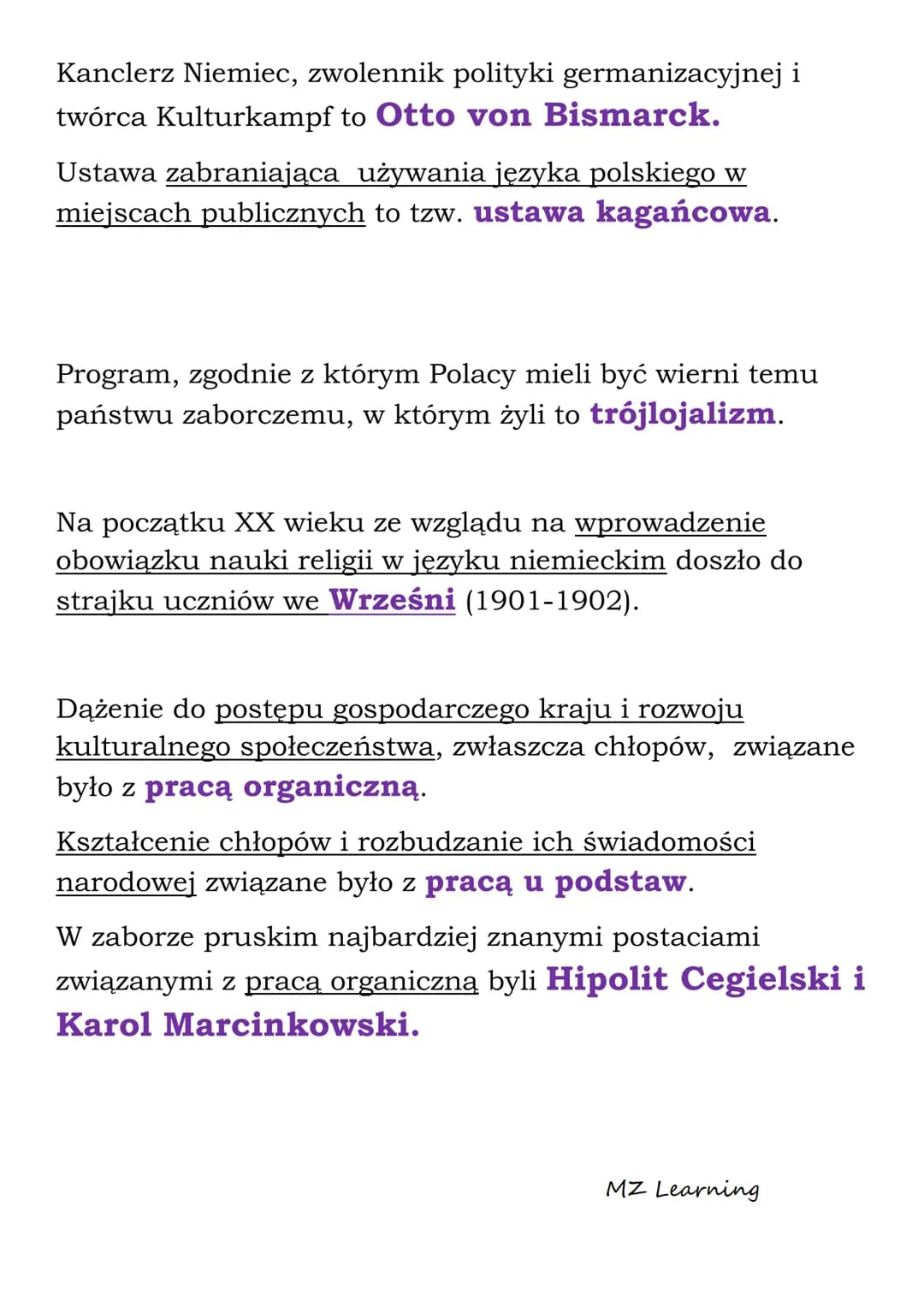 Pod zaborami
W drugiej połowie XIX wieku Polacy otrzymali autonomię
w zaborze austriackim.
Galicją nazywano ziemie zaboru austriackiego.
W c