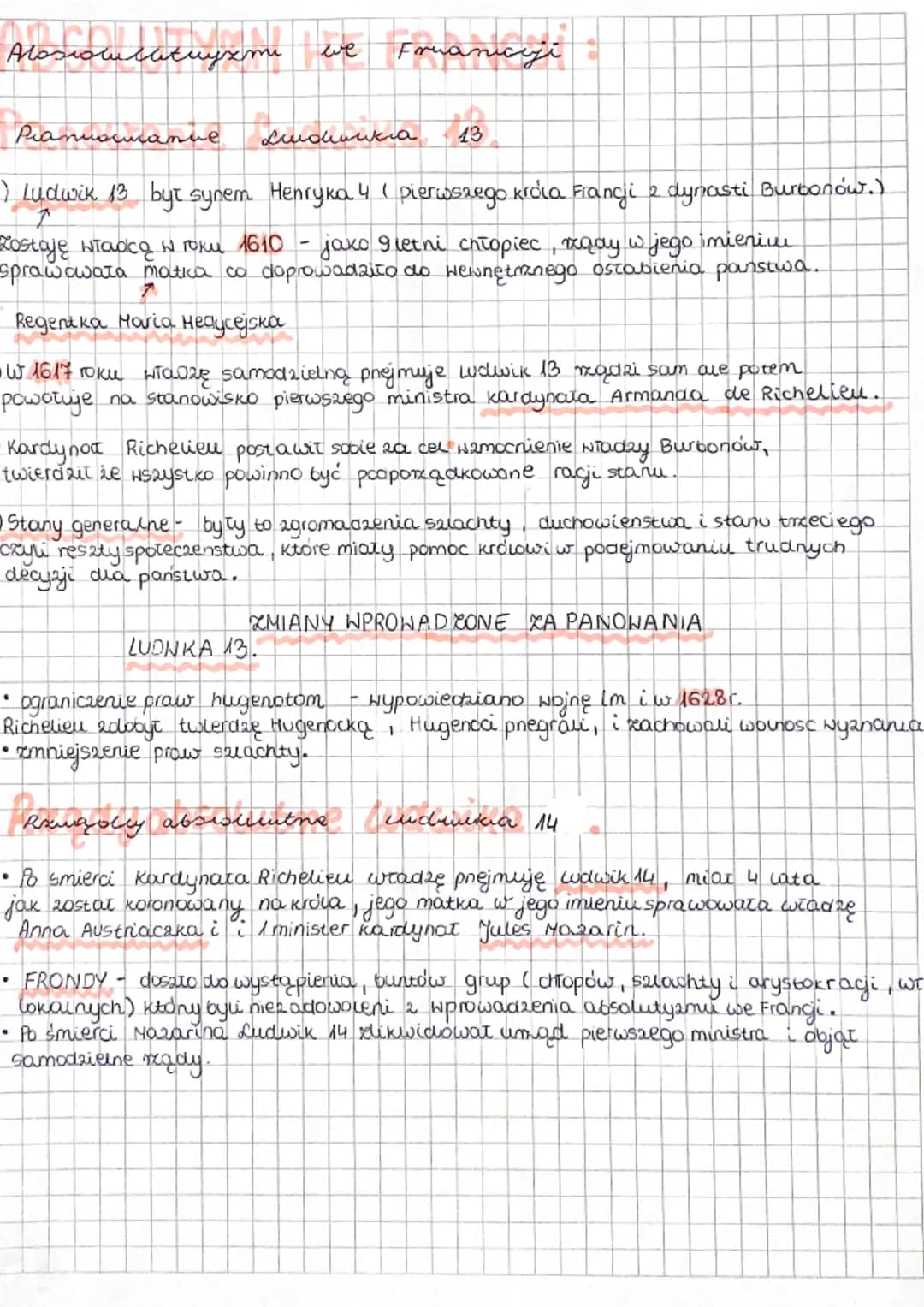 Alosiowatyzm we Fruanici
Алатностатье слошика 13
) Ludwik 13 byt synem Henryka 4 ( pierwszego króla Francji 2 dynasti Burbonów.)
↑
Zostaję w