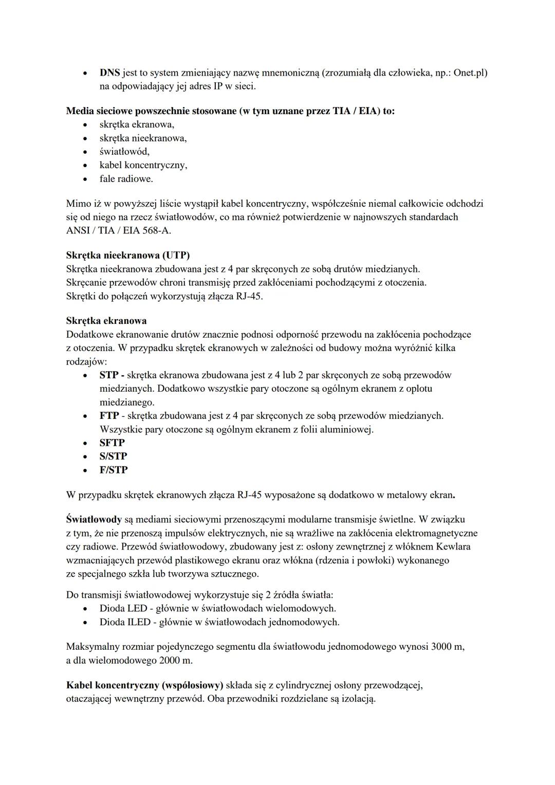 Definicja sieci komputerowej mówi, że jest to połączenie przynajmniej 2 komputerów w celu
wymiany danych. Urządzenia komunikują się ze sobą 