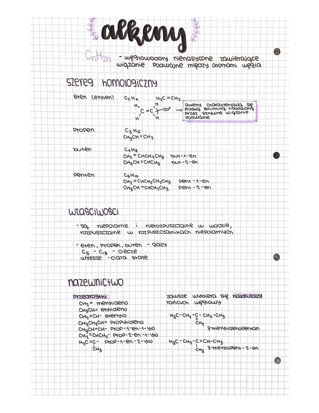 O
•
36880
alkany
szereg homologiczny
- szereg związków uTozonych weatug wzrastającej
ilości atomów węgia, rózniących się grupą CH₂
homologi 