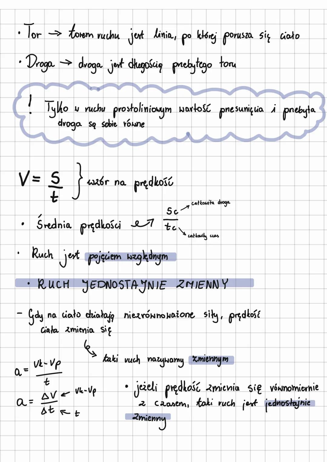 # fizyka

•I zasada dynamiki

- Yeżeli na ciało nie działają żadne siły, lub działajque siły vównoważą
się, to ciało jest w spoczynku lub po