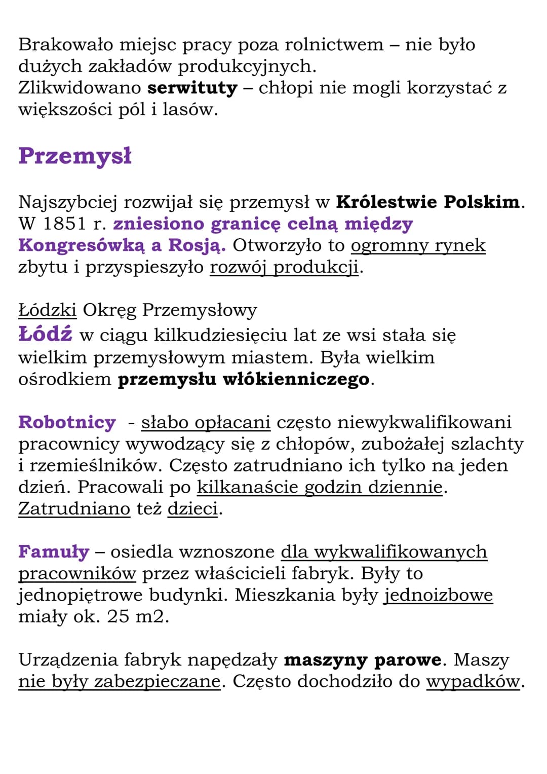Gospodarka Ziem Polskich W Pierwszej Połowie 19 Wieku Notatka: Gospodarka i Społeczeństwo Ziem Polskich w XIX wieku (Historia