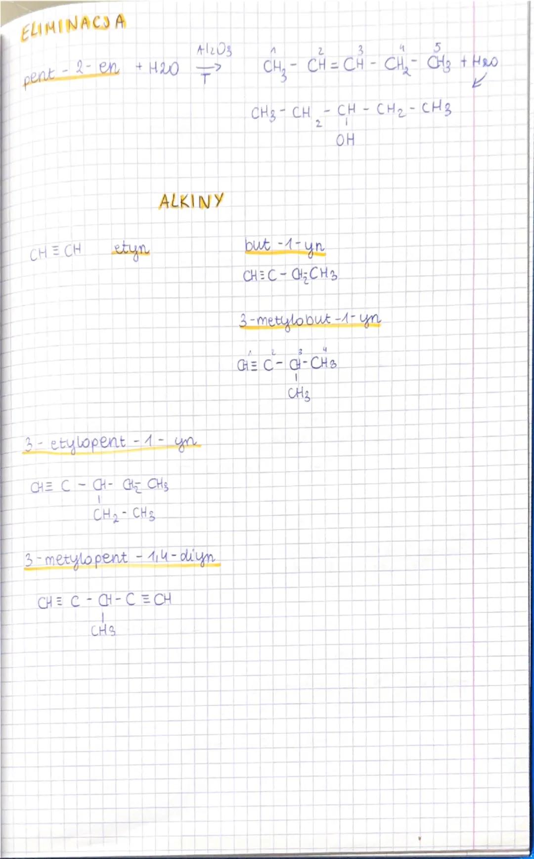 CHEMIA

Reakcje addyaji ALKENÓW

a) eten z bromem

etan
CH3-CH3

eten
CH2-CH2

Bir
Br
H
H
+ Br2H-C-C-H
H'eten H
H
H
1,2-dibromoetan

CH2=CH2