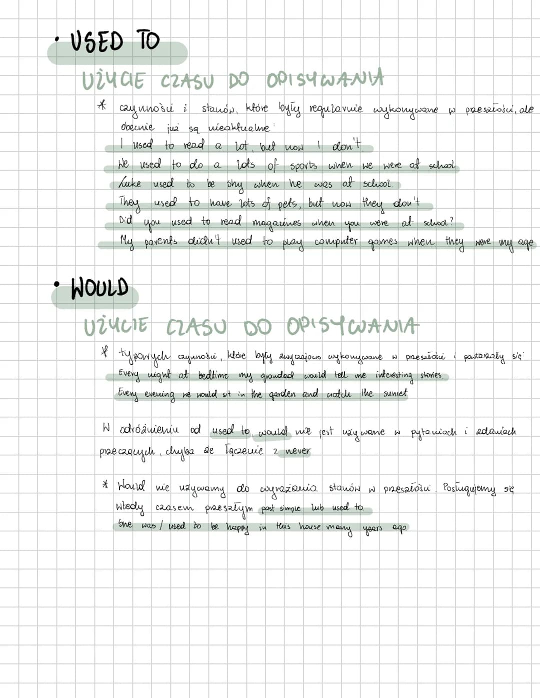 CZASY PRZESZŁE
•PAST SIMPLE
OPERATORY.
CZASOWNIKI
WAS I WERE
DID
FORMA
ED
UZYCIE CZASU DO OPISYWANIA.
*
czynności i sytuacji, które miały mi