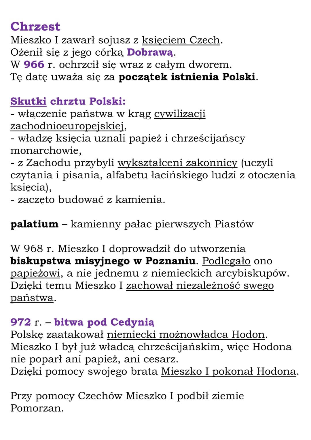 Początki Polski
Słowianie - grupa ludów, które mówiły podobnymi
językami i miały zbliżone wierzenia i obyczaje.
Przywędrowali z Azji do Euro