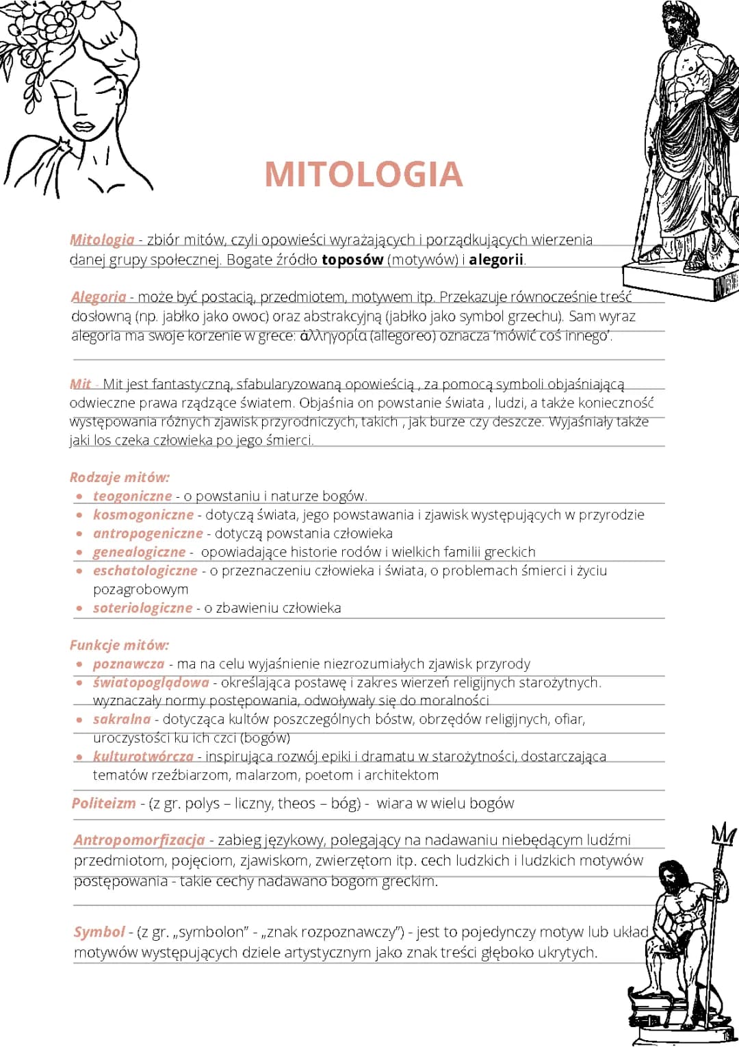 Wszystko o Mitologii Greckiej: Mity, Bogowie i Zabawy dla Dzieci