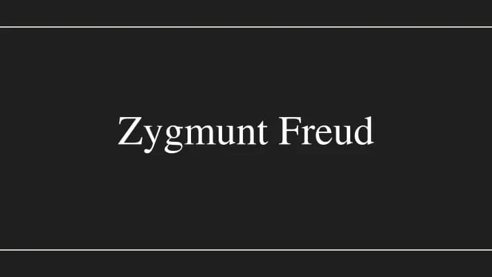 Know Prezentacja o Filozofii Zygmunta Freuda thumbnail