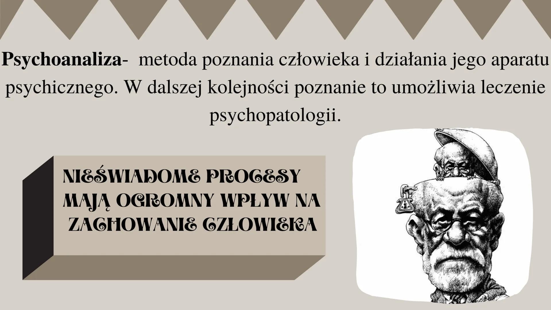 Zygmunt Freud SPIS TREŚCI
• Wstępne przedstawienie Zygmunta Freuda
Czym jest psychoanaliza?
• Teoria libido oraz seksualnej etiologii nerwic