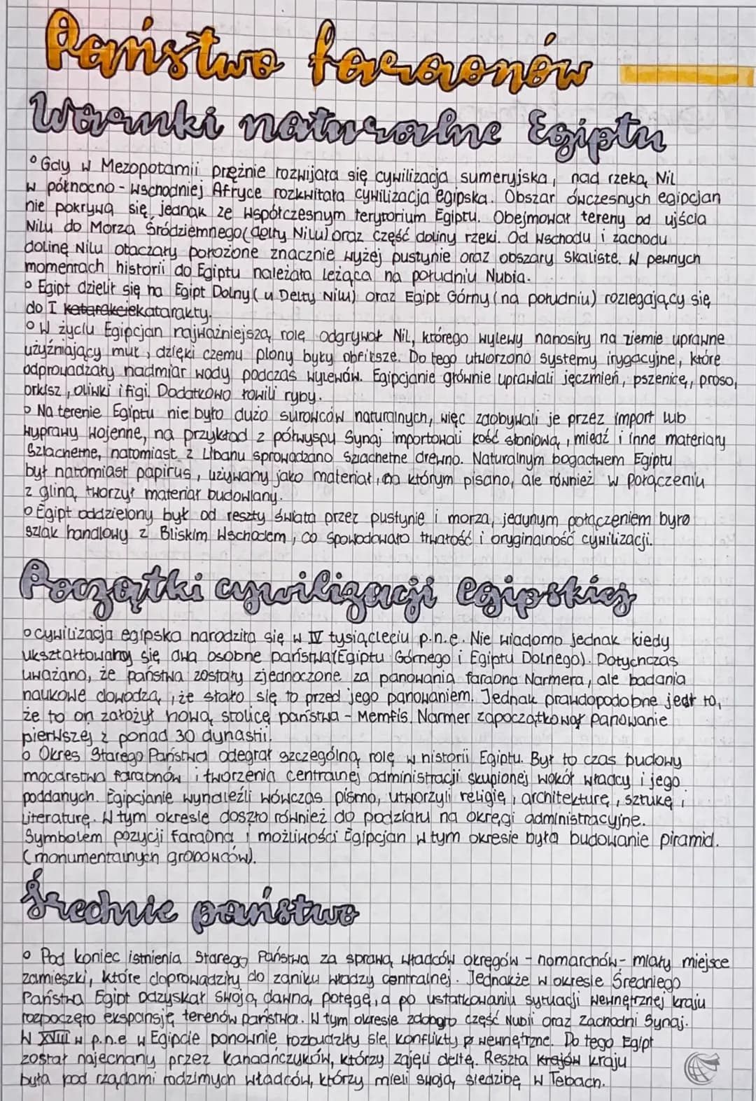 Panństore fergonów
Warmki naturale Egiptu
0
Gdy w Mezopotamii prężnie rozwijała się cywilizacija sumeryjska, nad rzeką, Nil
w północno-wscho