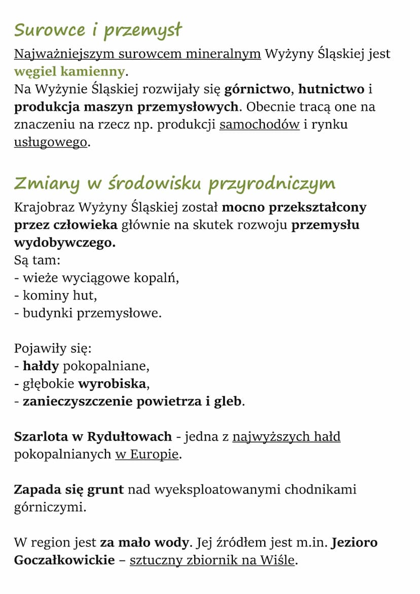 Krajobraz miejsko-
przemysłowy
Wyżyny Śląskiej
Niezwykły region
Wyżyna Śląska leży między doliną Odry a Wyżyną Krakowsko-
Częstochowską.
Na 