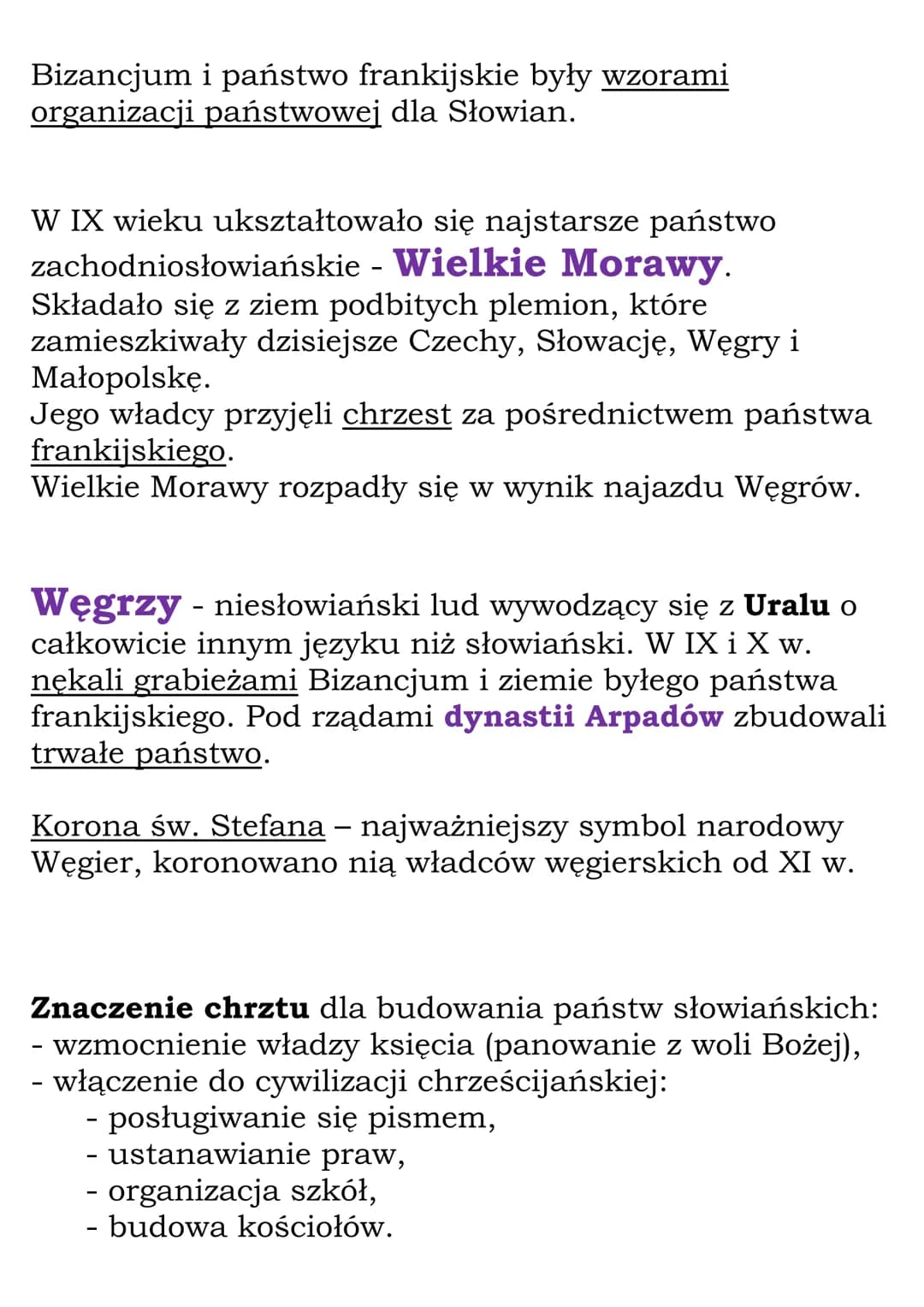 
<p>W VI-VII wieku plemiona Słowian zasiedliły środkową i wschodnią część Europy. Słowianie wyznawali wielobóstwo (byli poganami) i zakładal