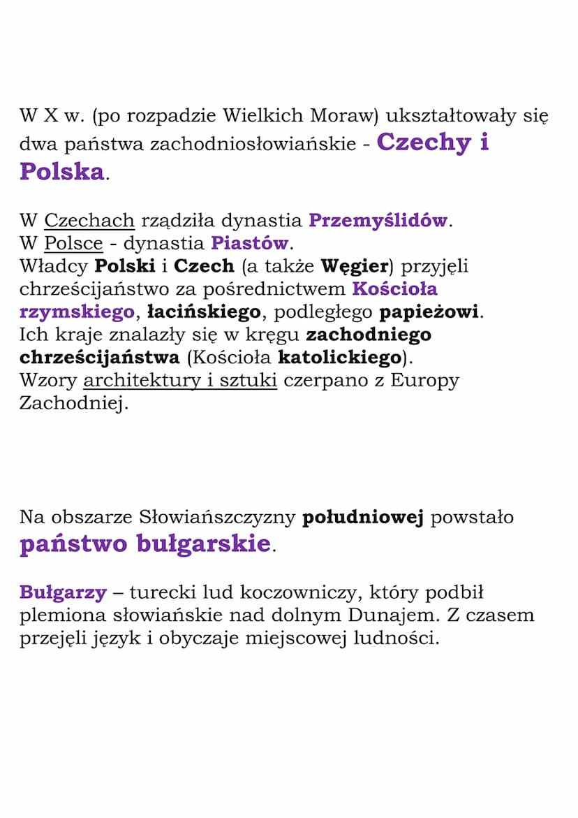 
<p>W VI-VII wieku plemiona Słowian zasiedliły środkową i wschodnią część Europy. Słowianie wyznawali wielobóstwo (byli poganami) i zakładal